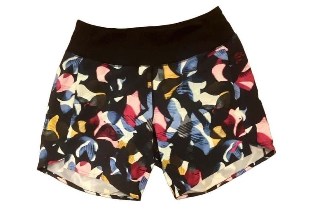 Brooks Chaser 7" Short Size S Floral Running Shorts